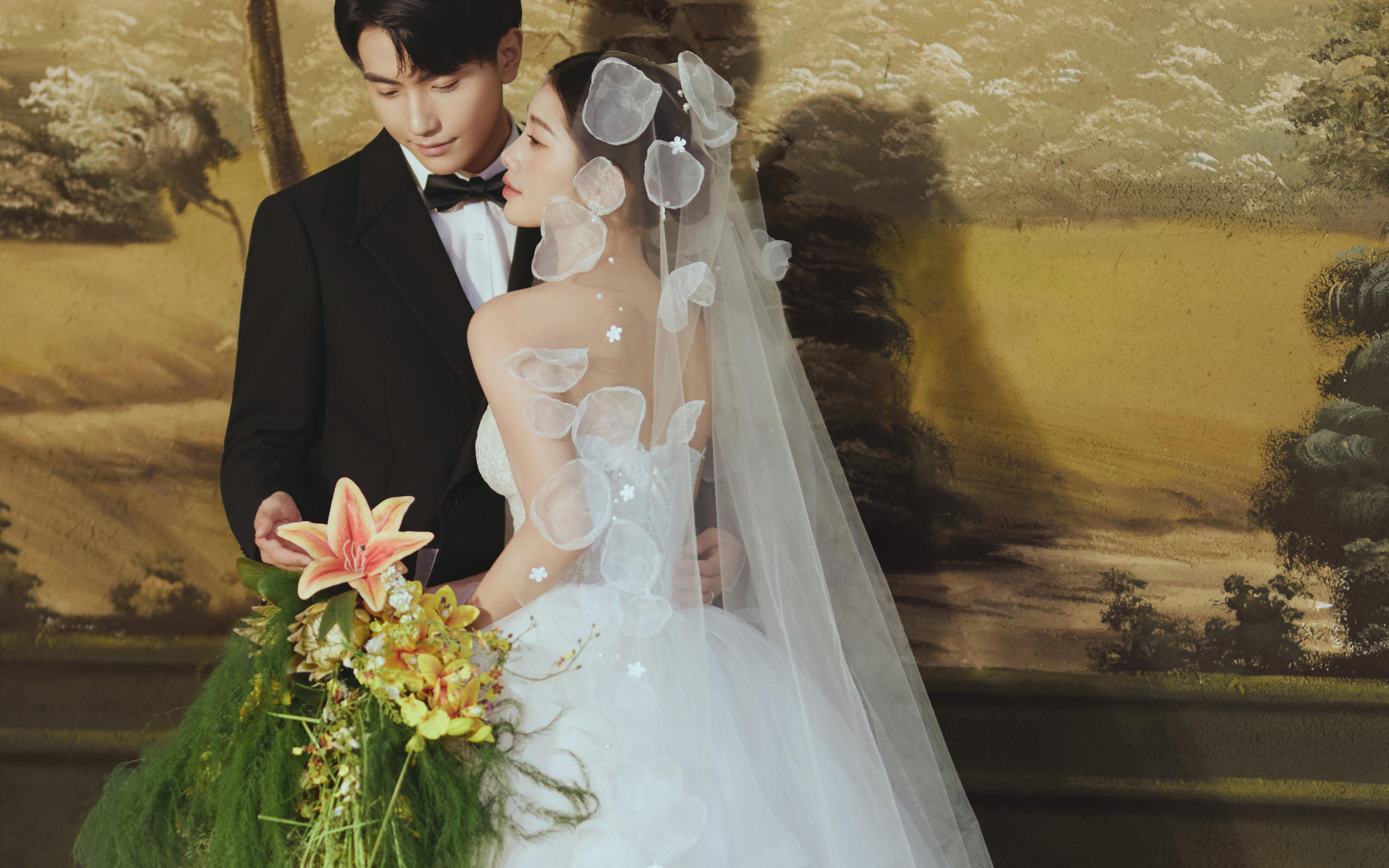 油画质感的复古高定风，值得一生珍藏的影像