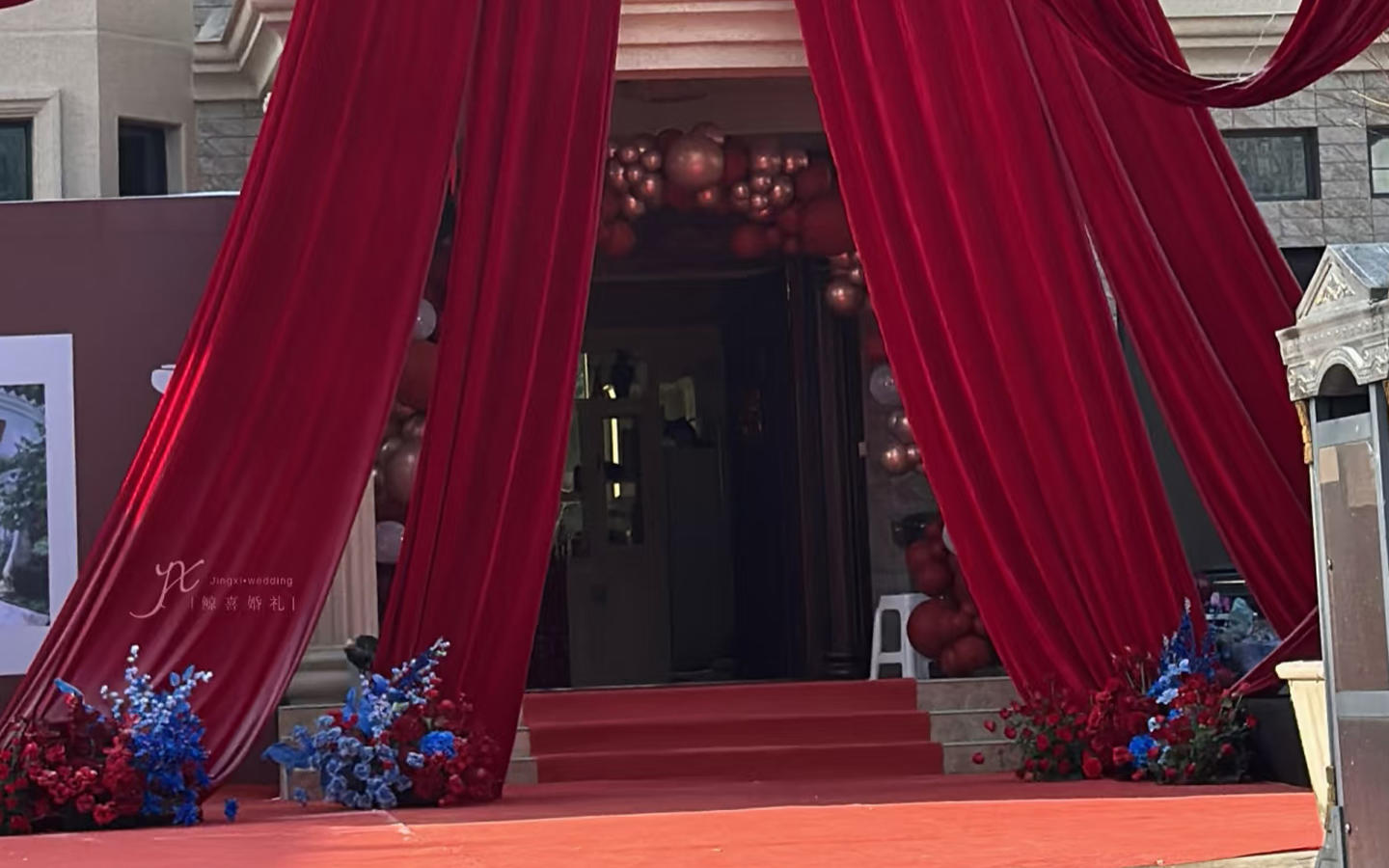 別墅庭院婚禮布置