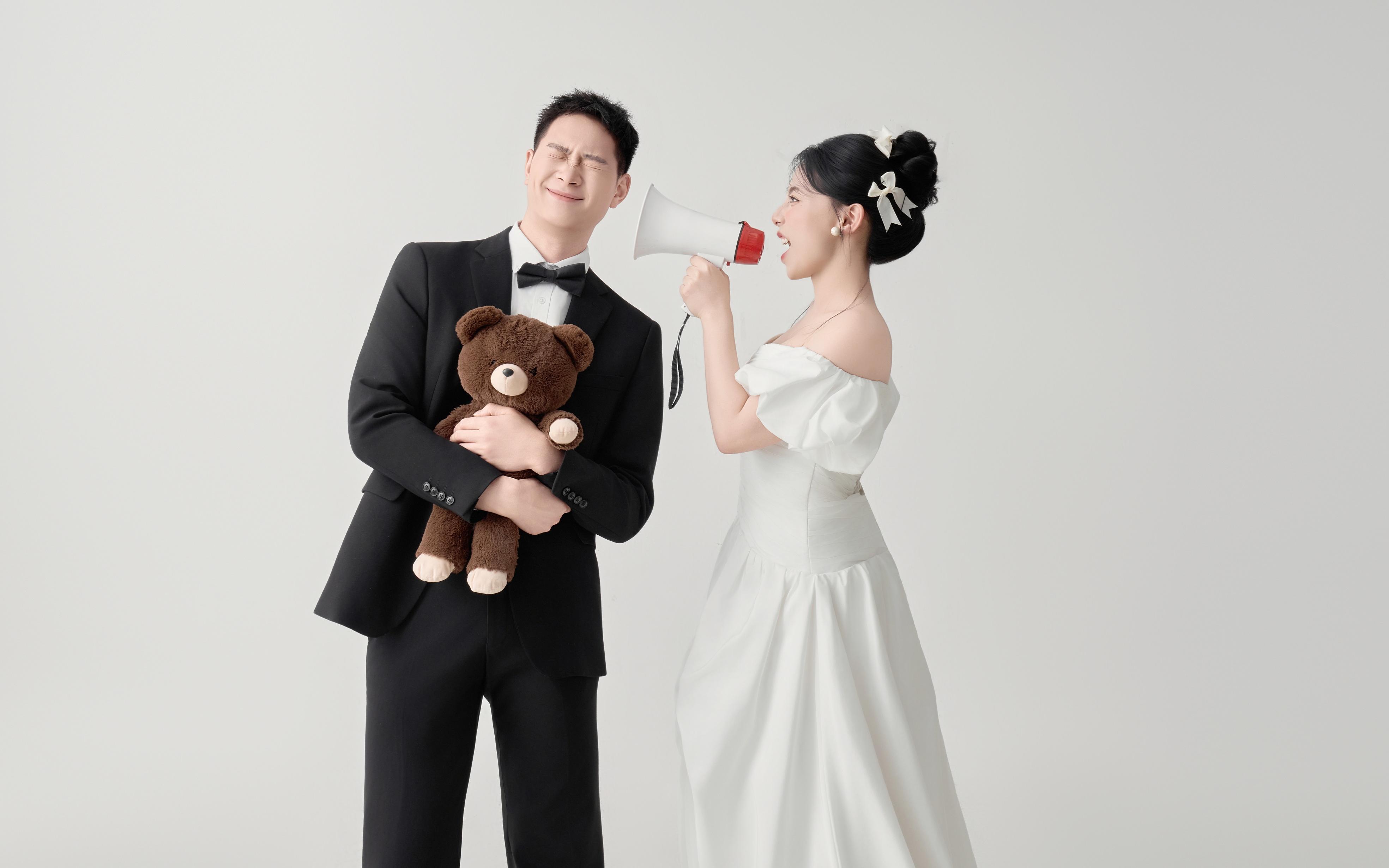 【初恋】极简韩式内景婚纱照