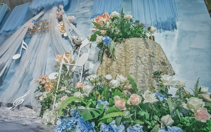 亲爱的婚礼一你若不离，我定不弃；