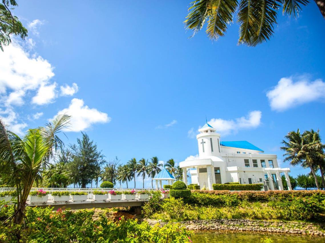 【朵美国际海外婚礼】塞班肯辛顿教堂