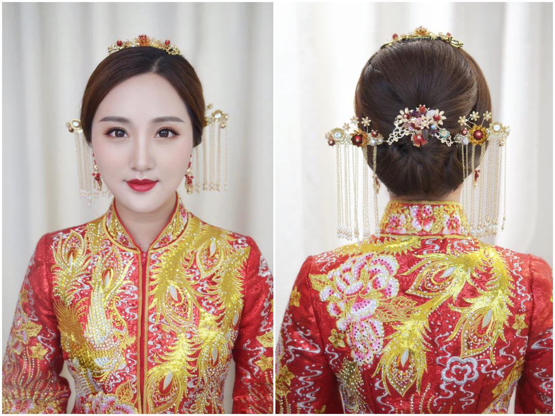 人气特惠婚纱礼服三件套+资深化妆师市内午宴跟妆