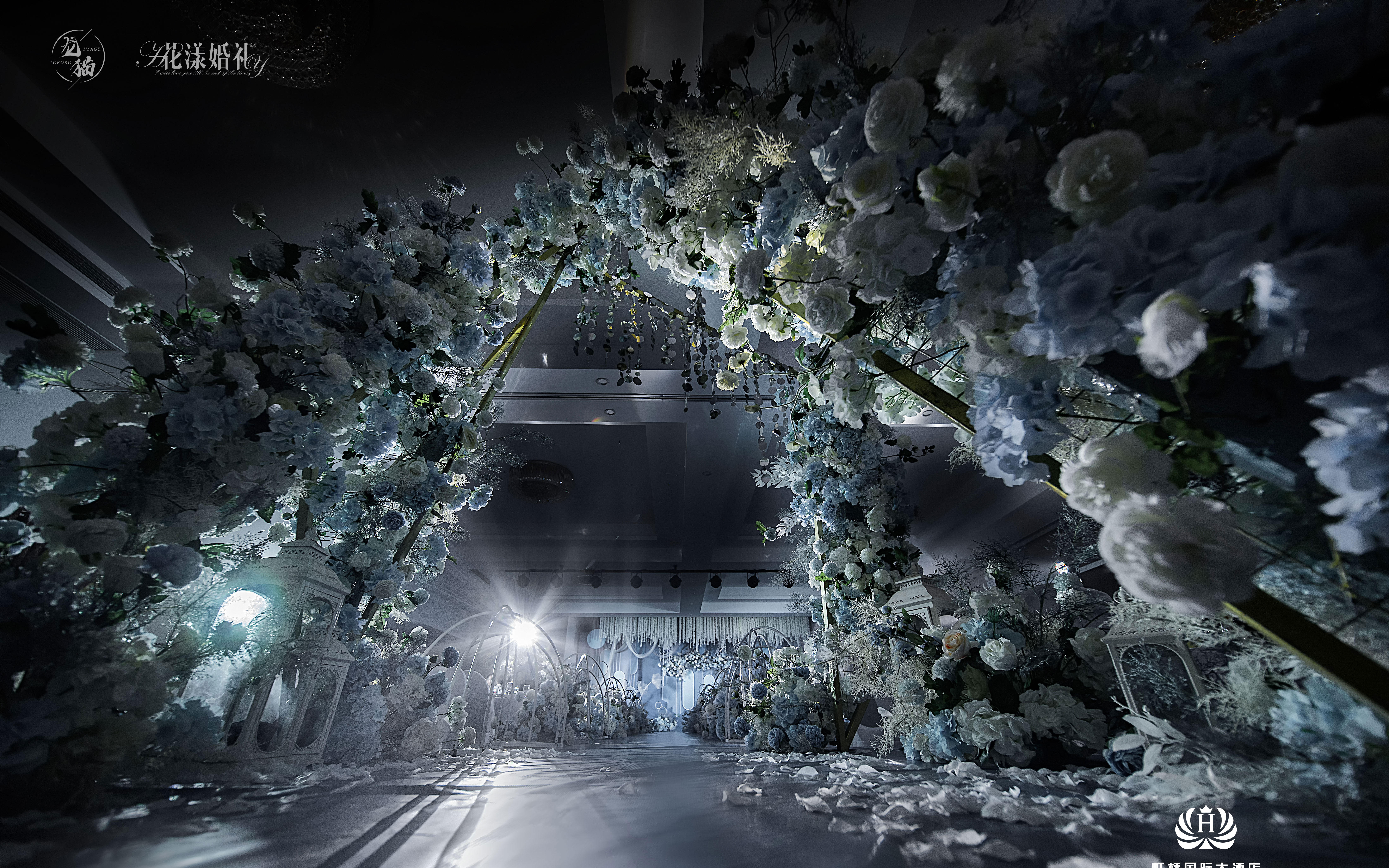 【静谧】花漾婚礼蓝色主题婚礼