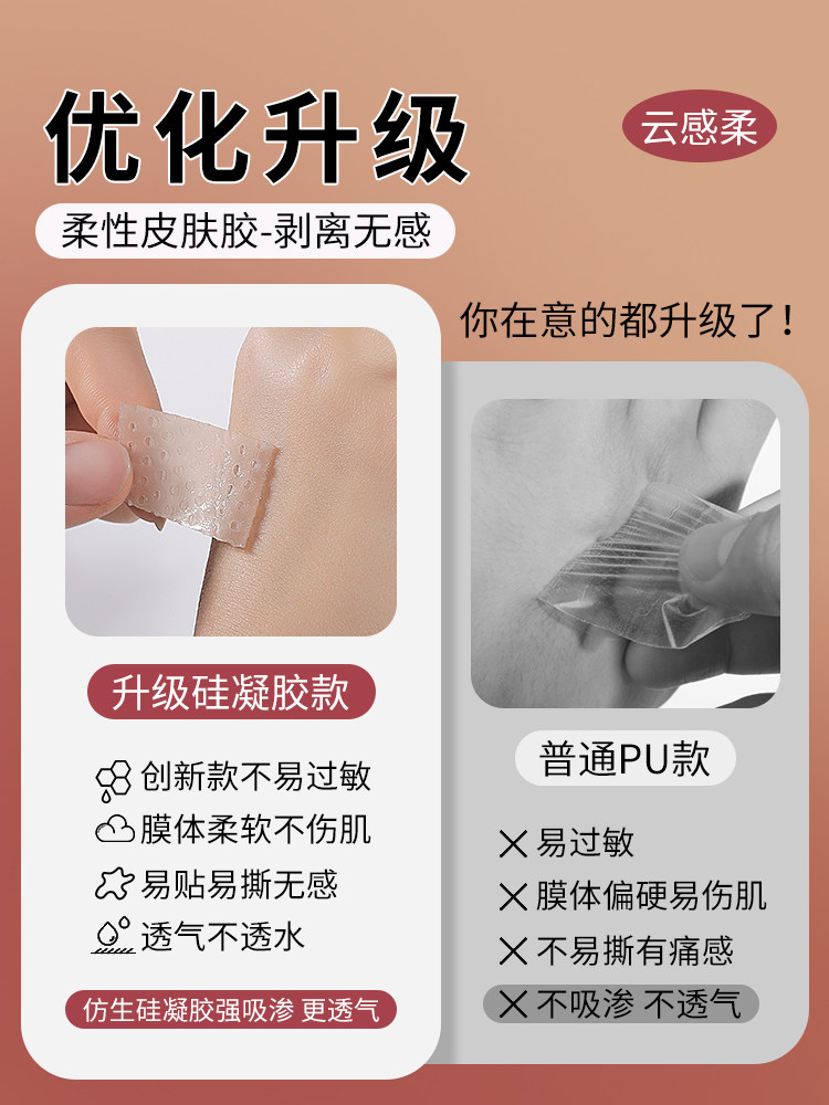 高跟鞋后跟贴 硅胶防磨脚隐形无痕