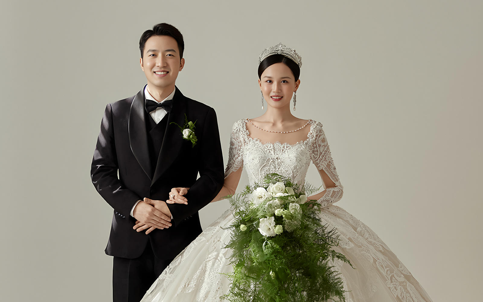 仪式主纱婚纱照是每位新娘必备的