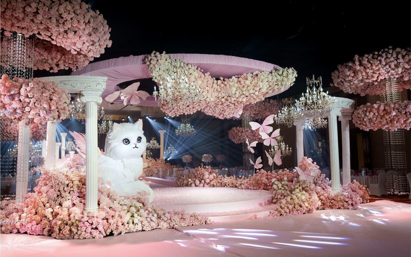 蓝戒指婚礼--公主风婚礼--喵与花翼