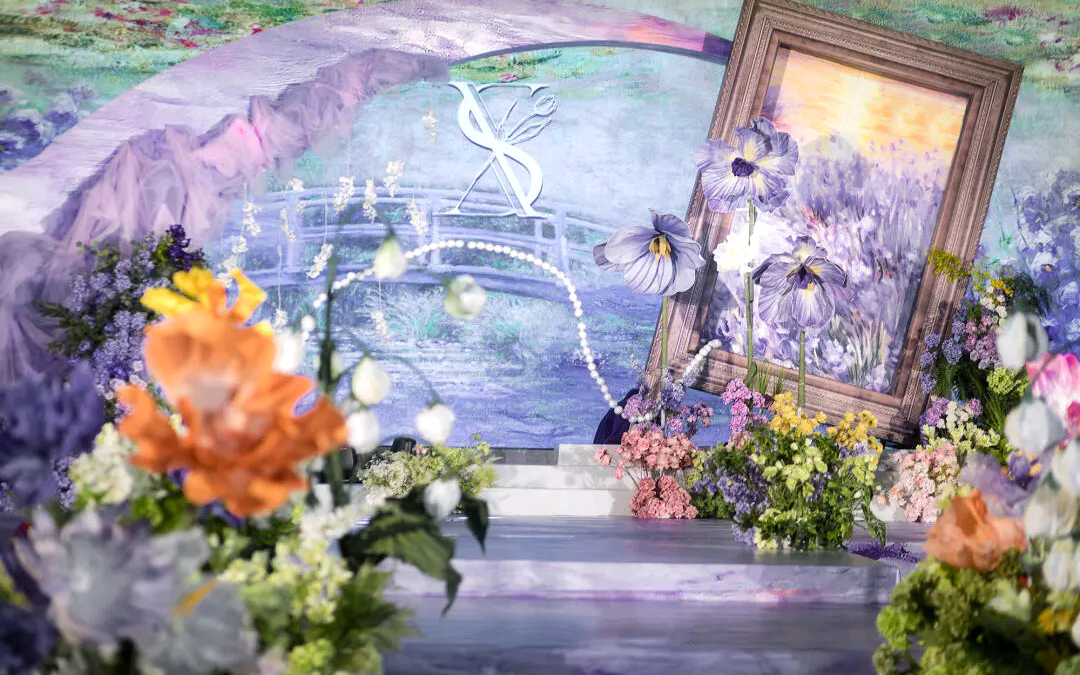 打造梦幻莫奈油画婚礼 