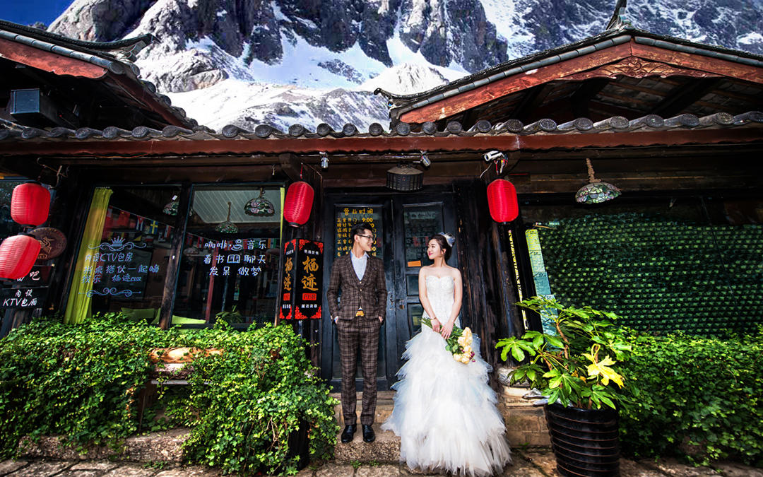 【丽江+大理】双城拍摄+4天3晚酒店+送全新婚纱