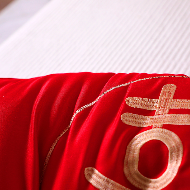 新款大红枕头婚庆枕芯