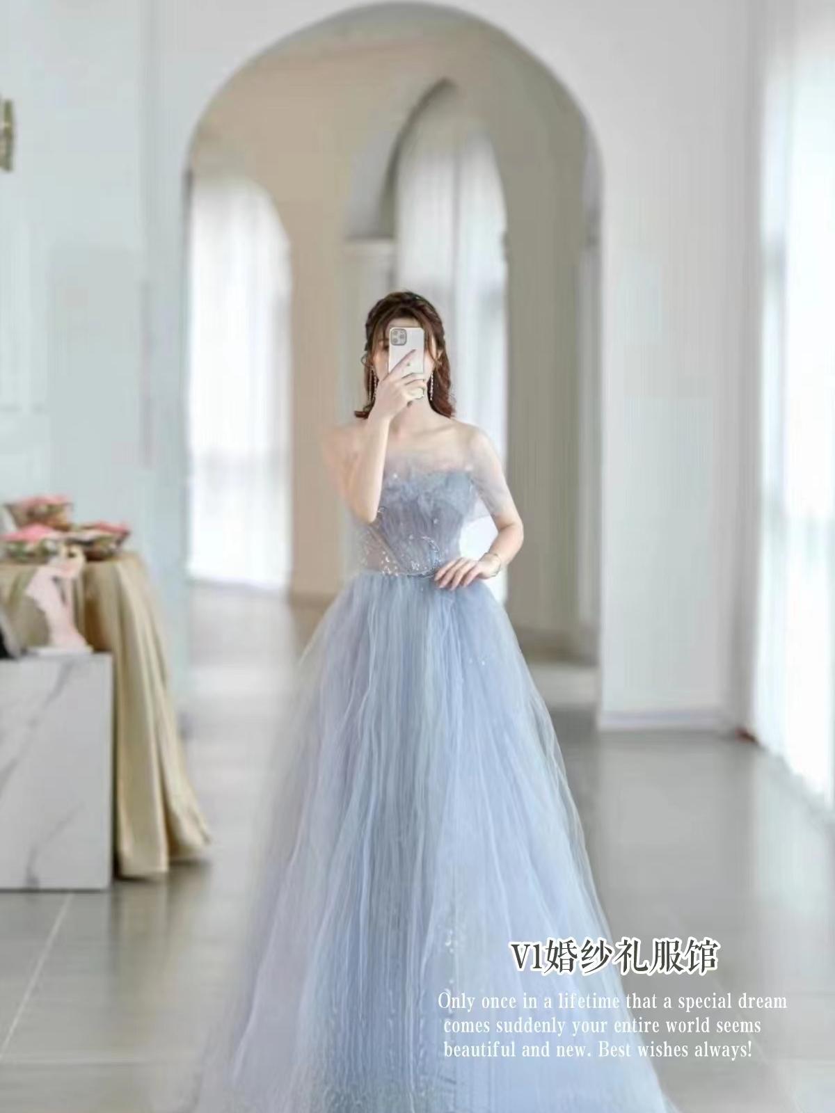 【v1礼服】蓝色梦幻礼服