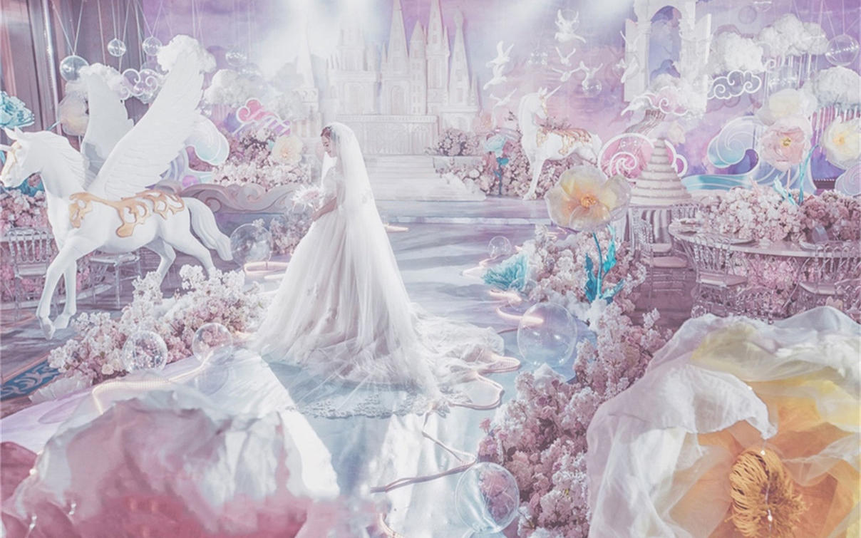 《Castle》奢华马卡龙粉色系婚礼