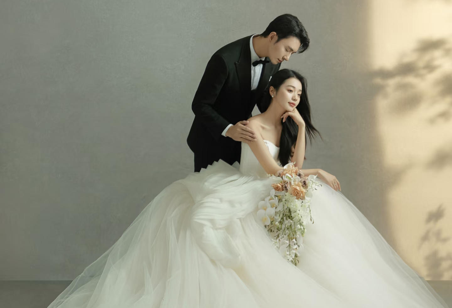 【優(yōu)格】巨溫柔的光影韓式婚紗照