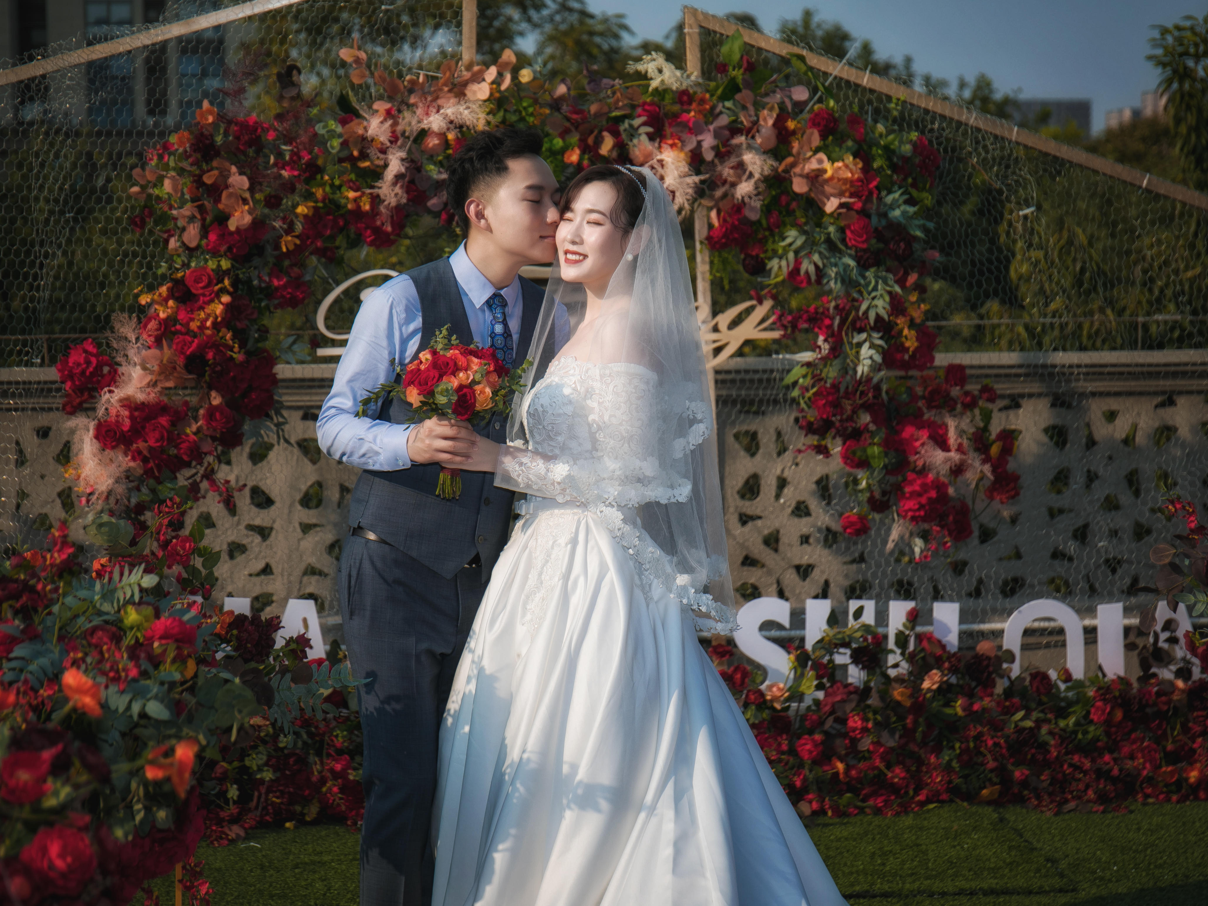 【秋季爆款】莫兰迪红大气婚礼