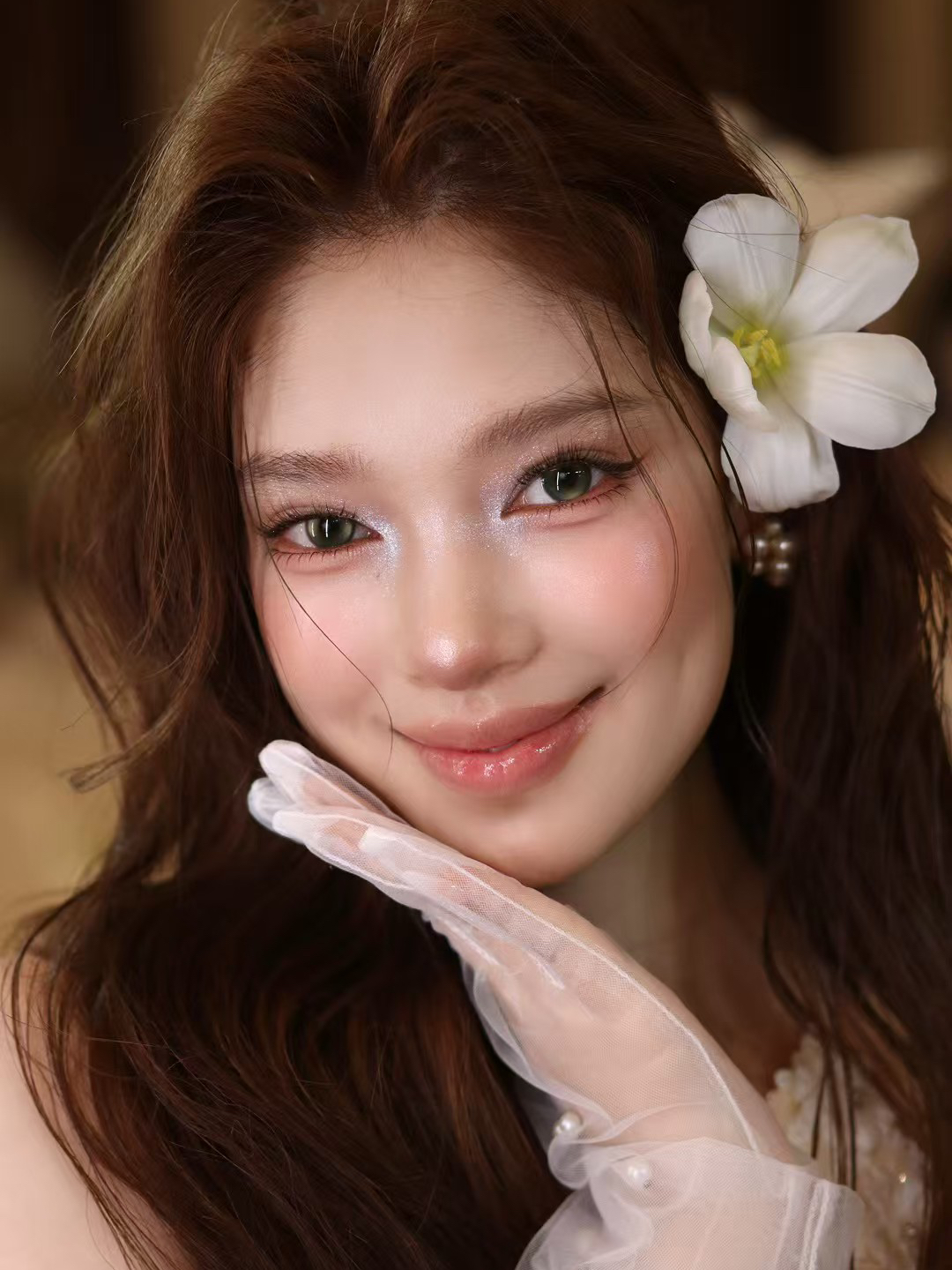 韓系鍛光感妝造