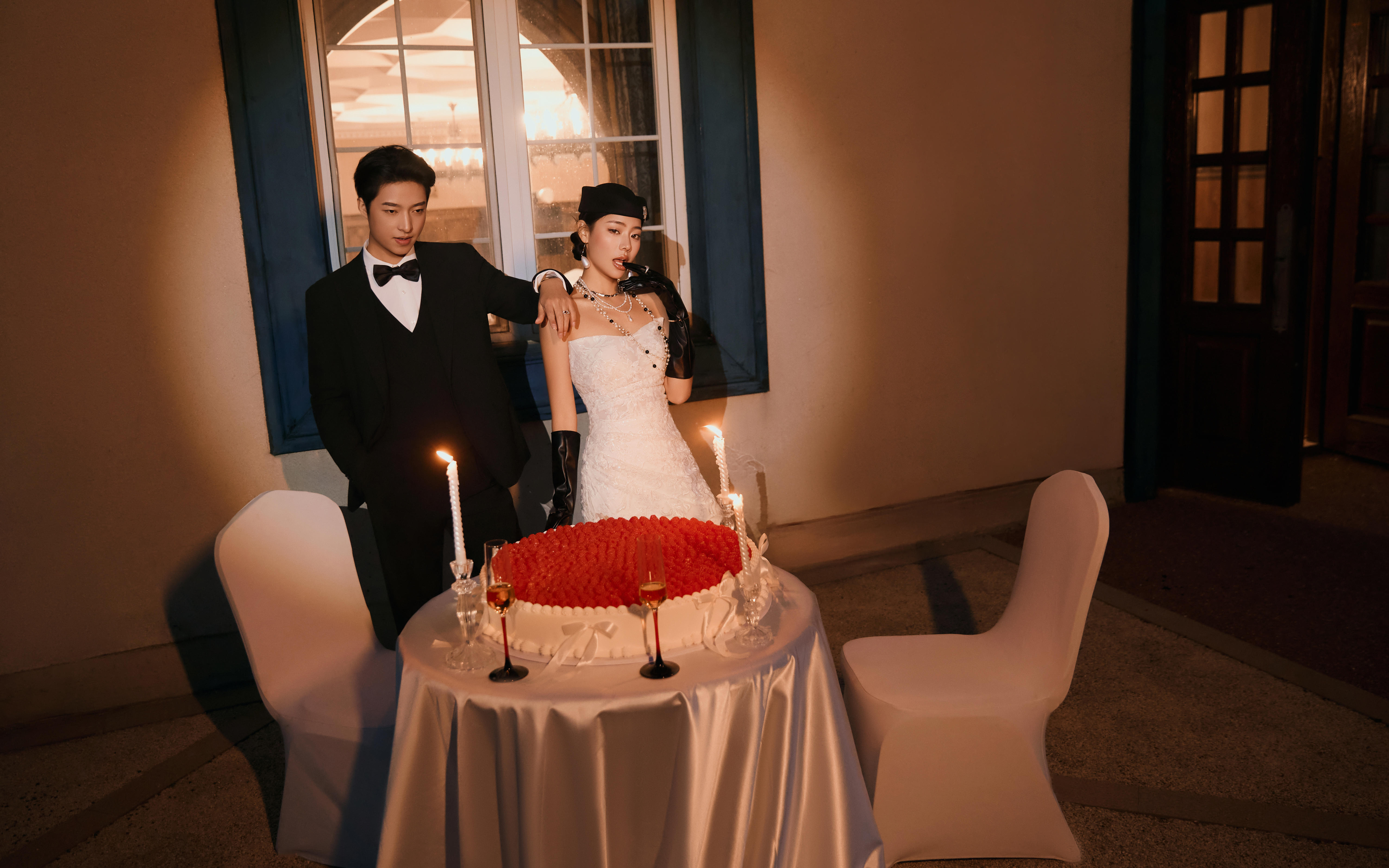 优雅妮✨Jennie同款小香风婚纱照不要太权威