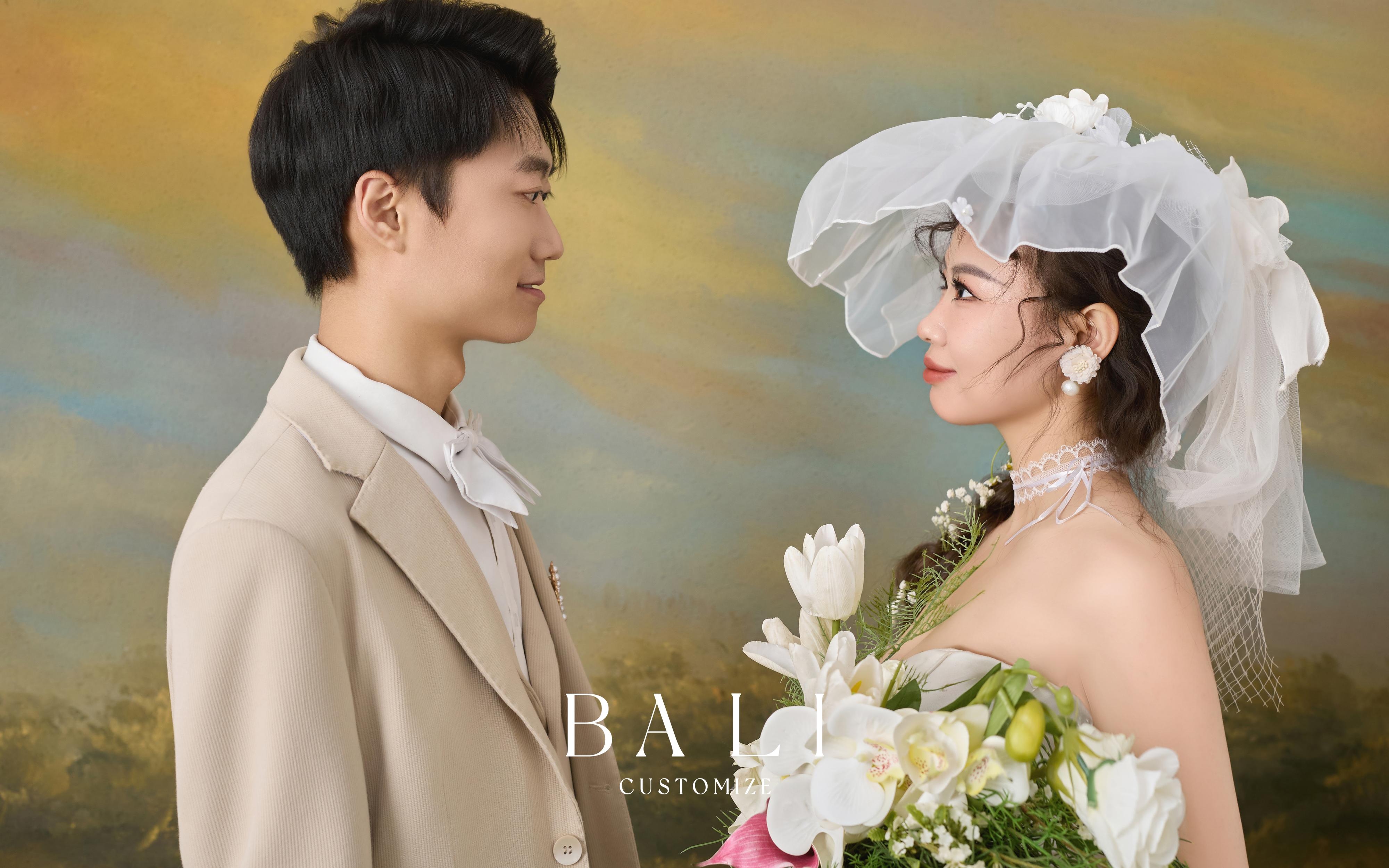 【客片】復(fù)古油畫(huà)風(fēng)法式婚紗照