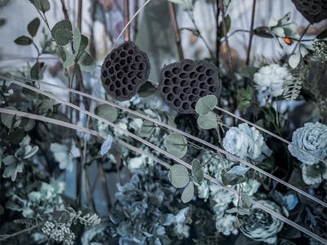 逢双案例 新中式 雾霾蓝色系婚礼