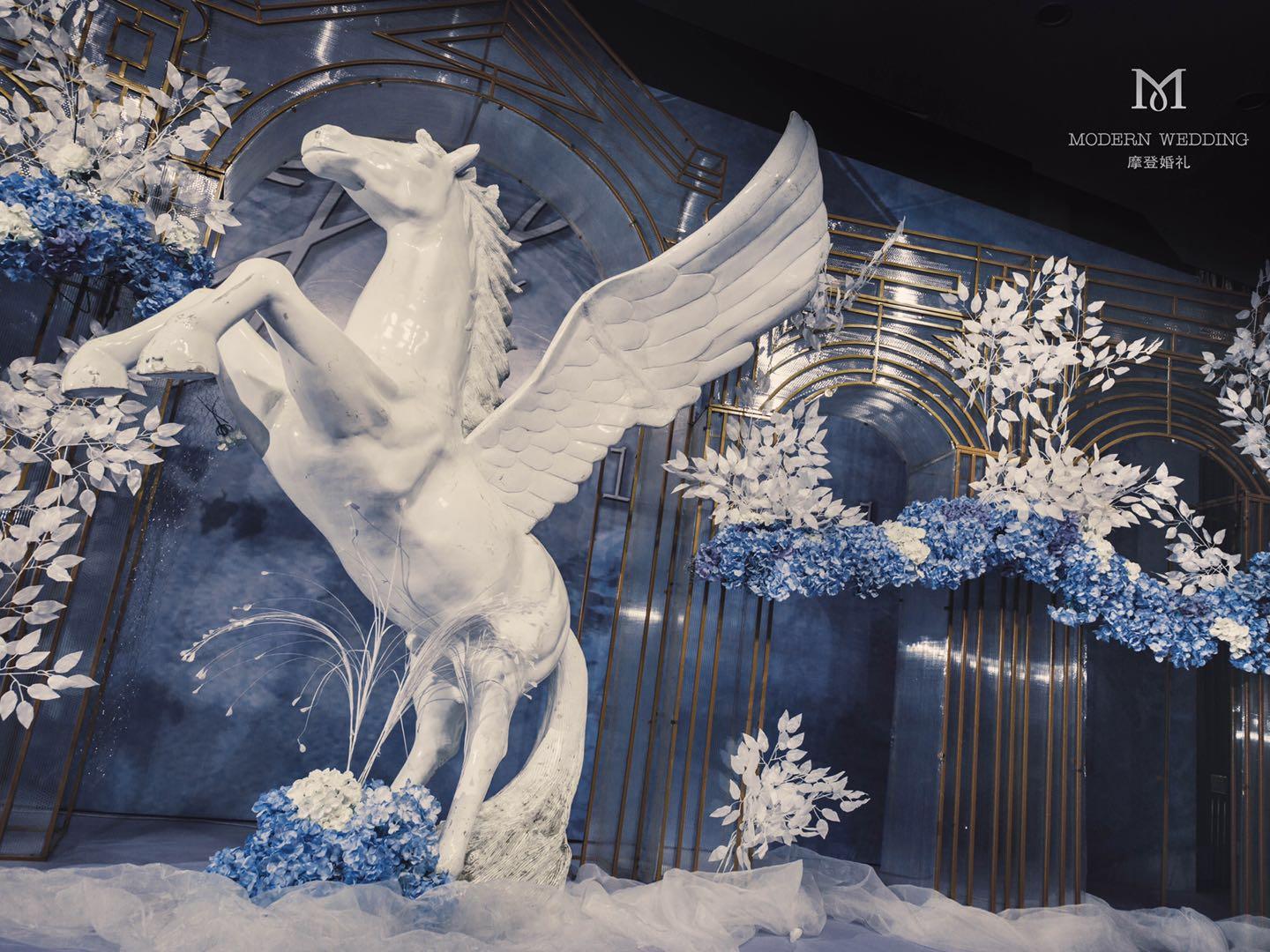 苏州吴江静思园酒店蓝色梦幻婚礼