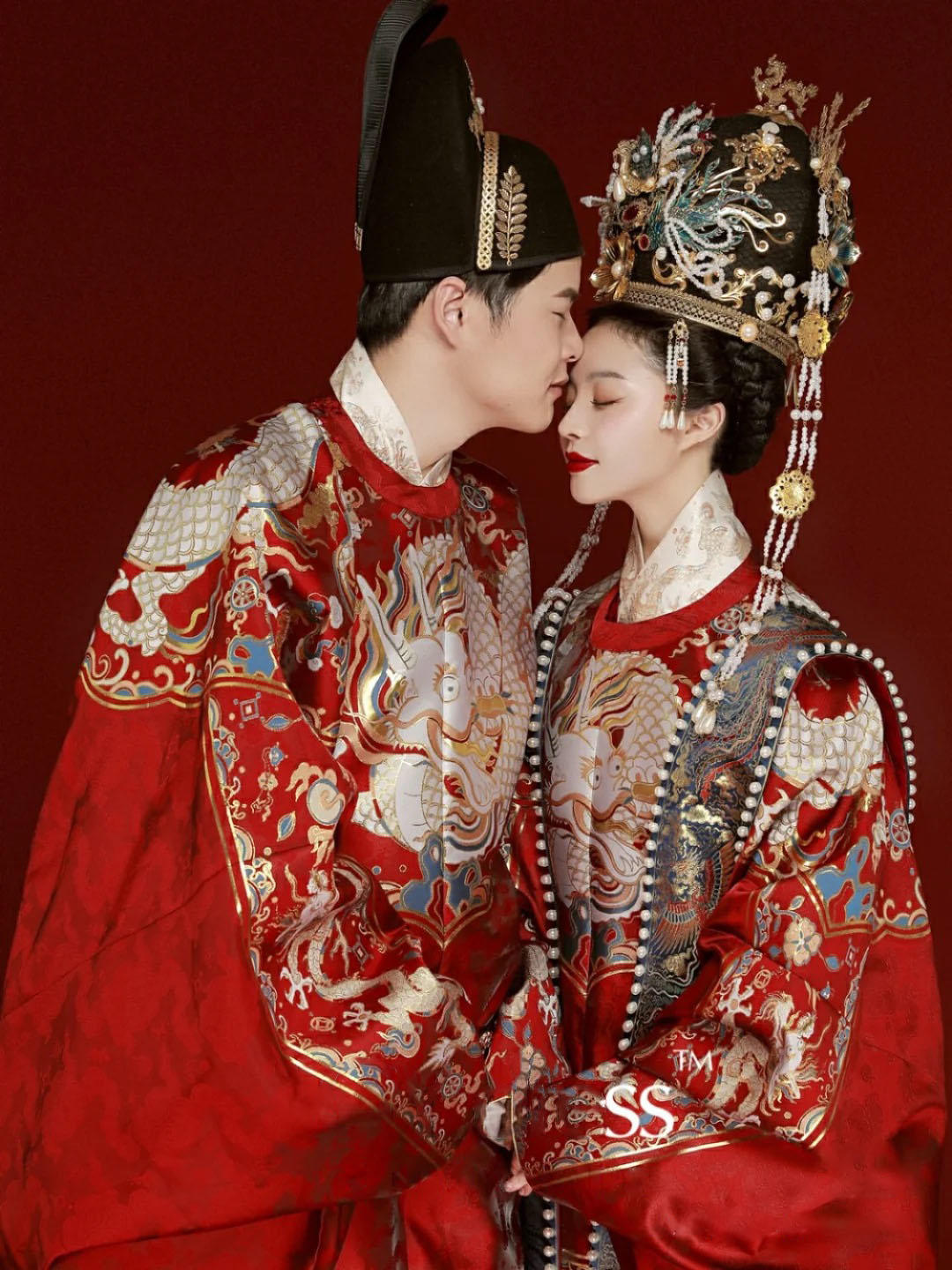 尤美中式国风汉服婚服超值套装