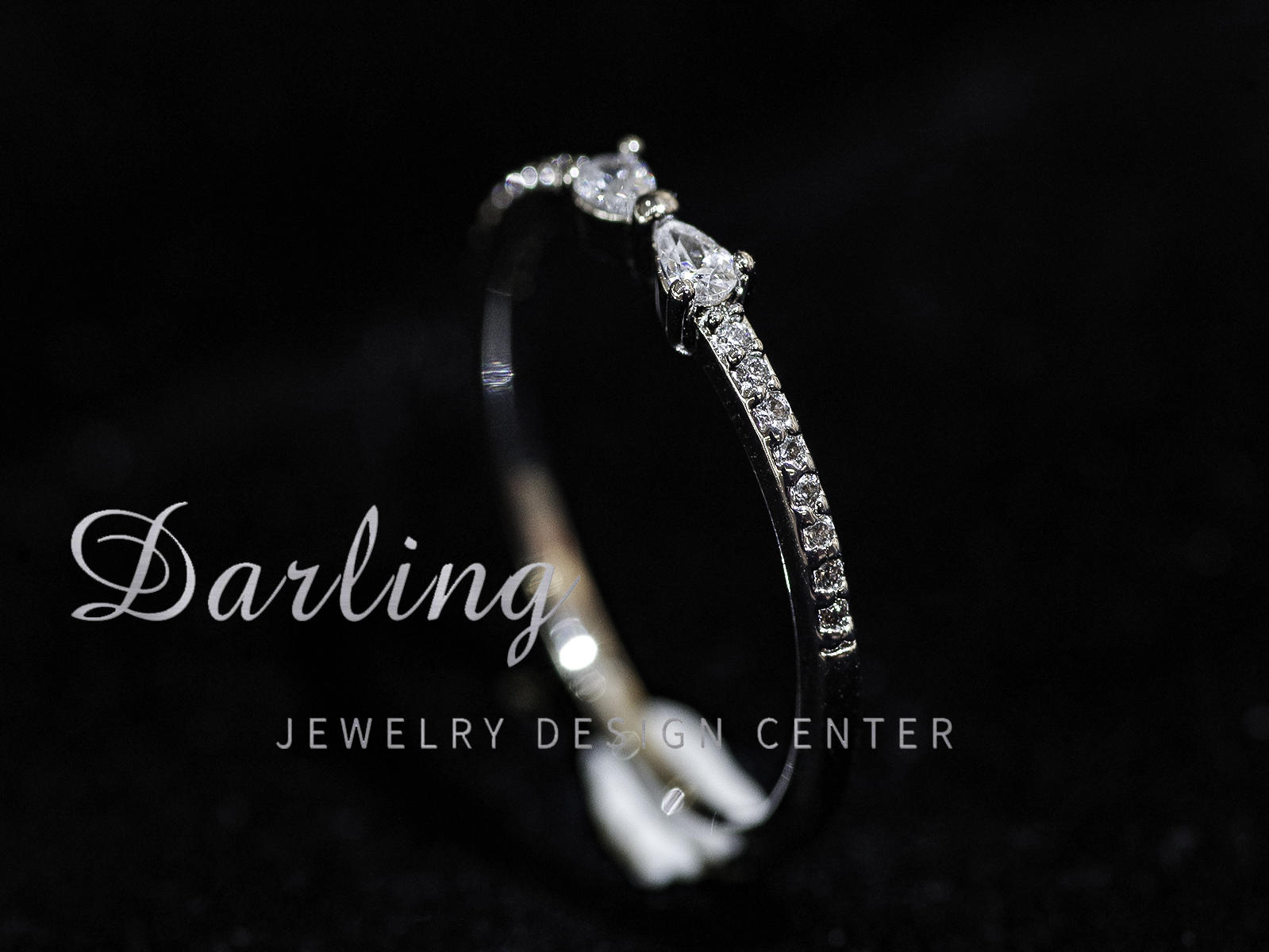 Darling原创设计 | 日常款排钻戒指