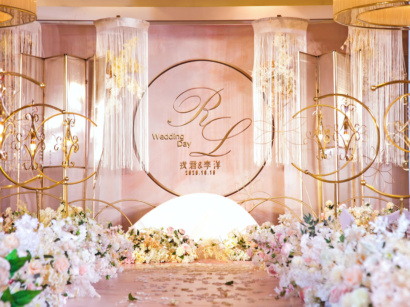 三和婚礼｜香槟色唯美婚礼　日航酒店