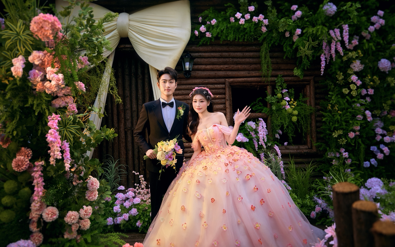 蜜果私人莊園實景花房木屋浪漫婚紗照