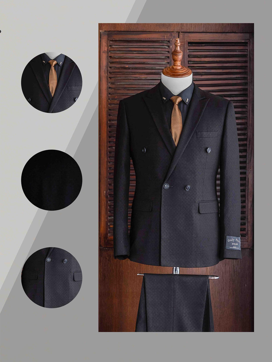 【西装定制彰显性格1980RMB 40%羊毛含量