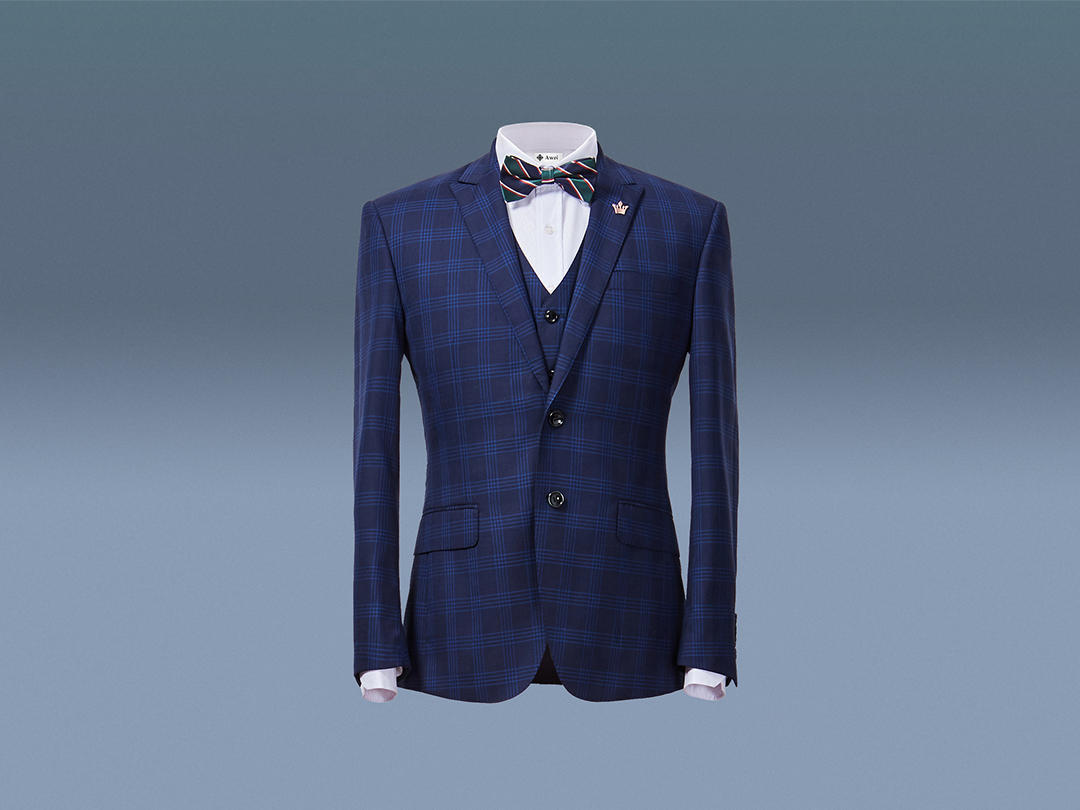 【高级面料】高级进口羊毛男士礼服商务套装六件套