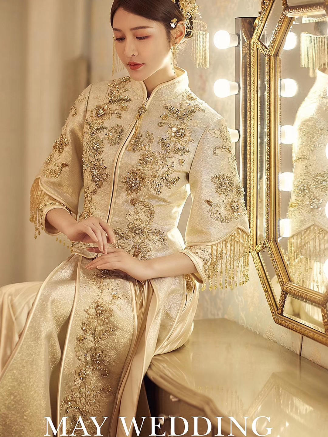 【MAY婚纱造型馆】超值精品奢美三件套