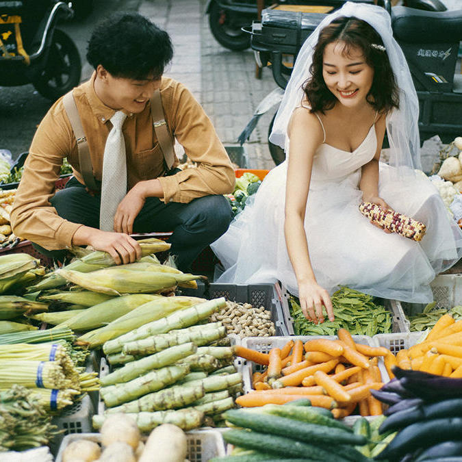 【全成都外景任选】胶片纪实风+送婚嫁大礼包