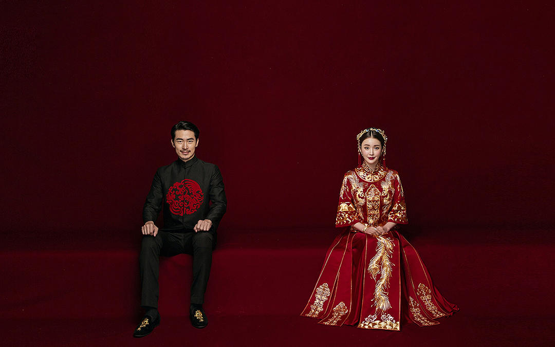 中式婚纱照/十服十造/精致婚纱照