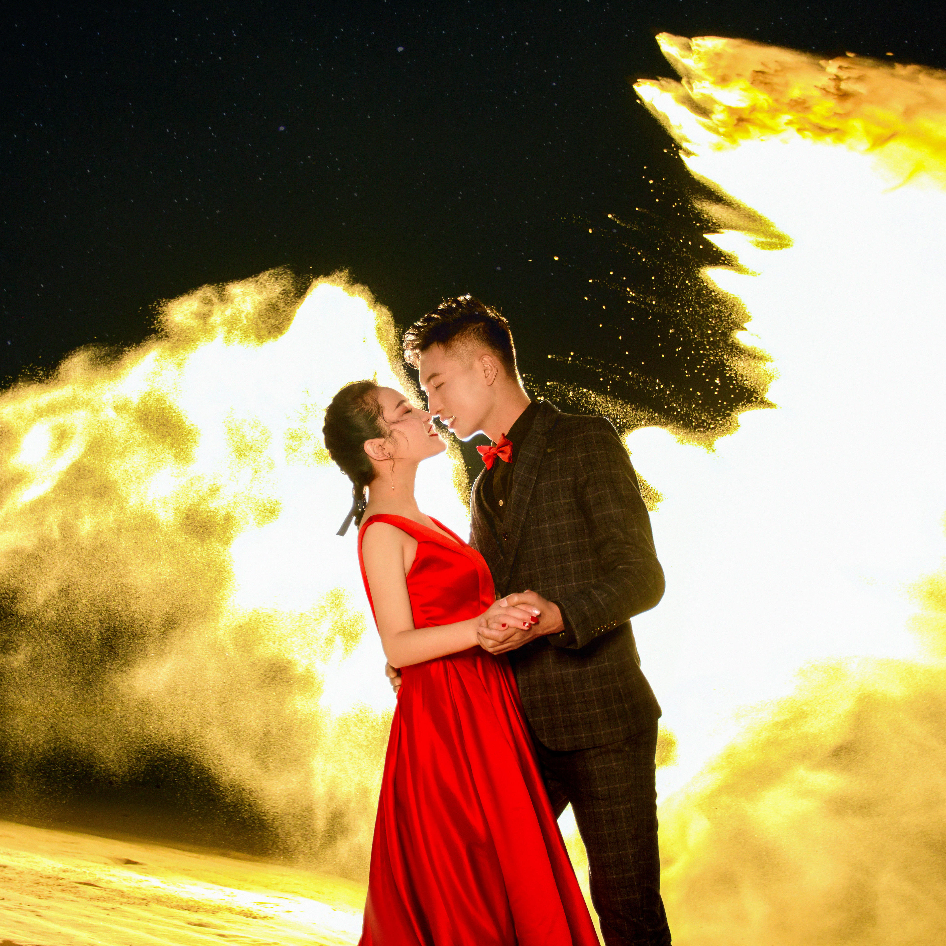 韩尚婚纱摄影-达瓦昆沙漠特色