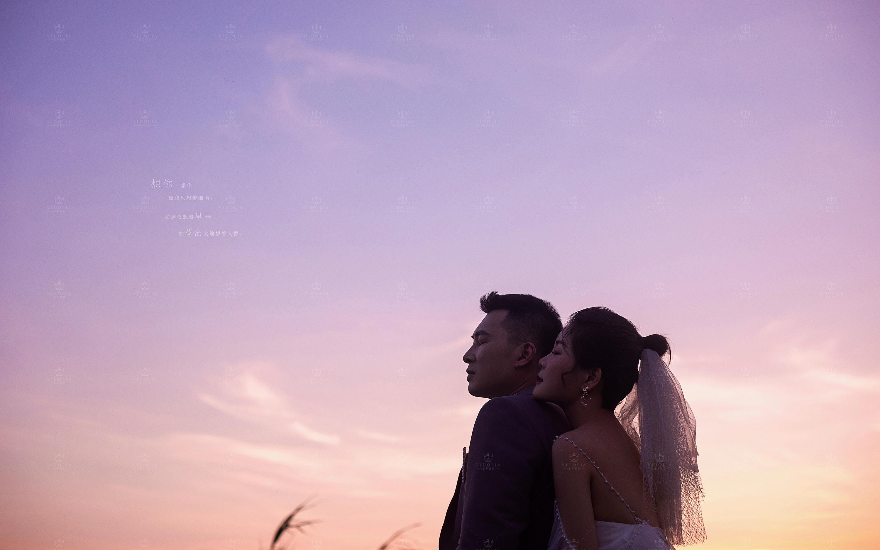 美美的夕阳客照欣赏 | 湘潭维多利亚婚纱摄影