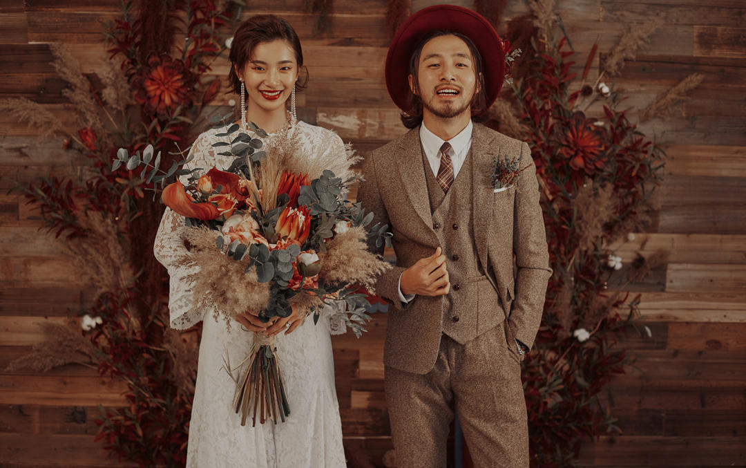 花禾森系A套餐专业技术团队高端时尚个性定制婚纱照