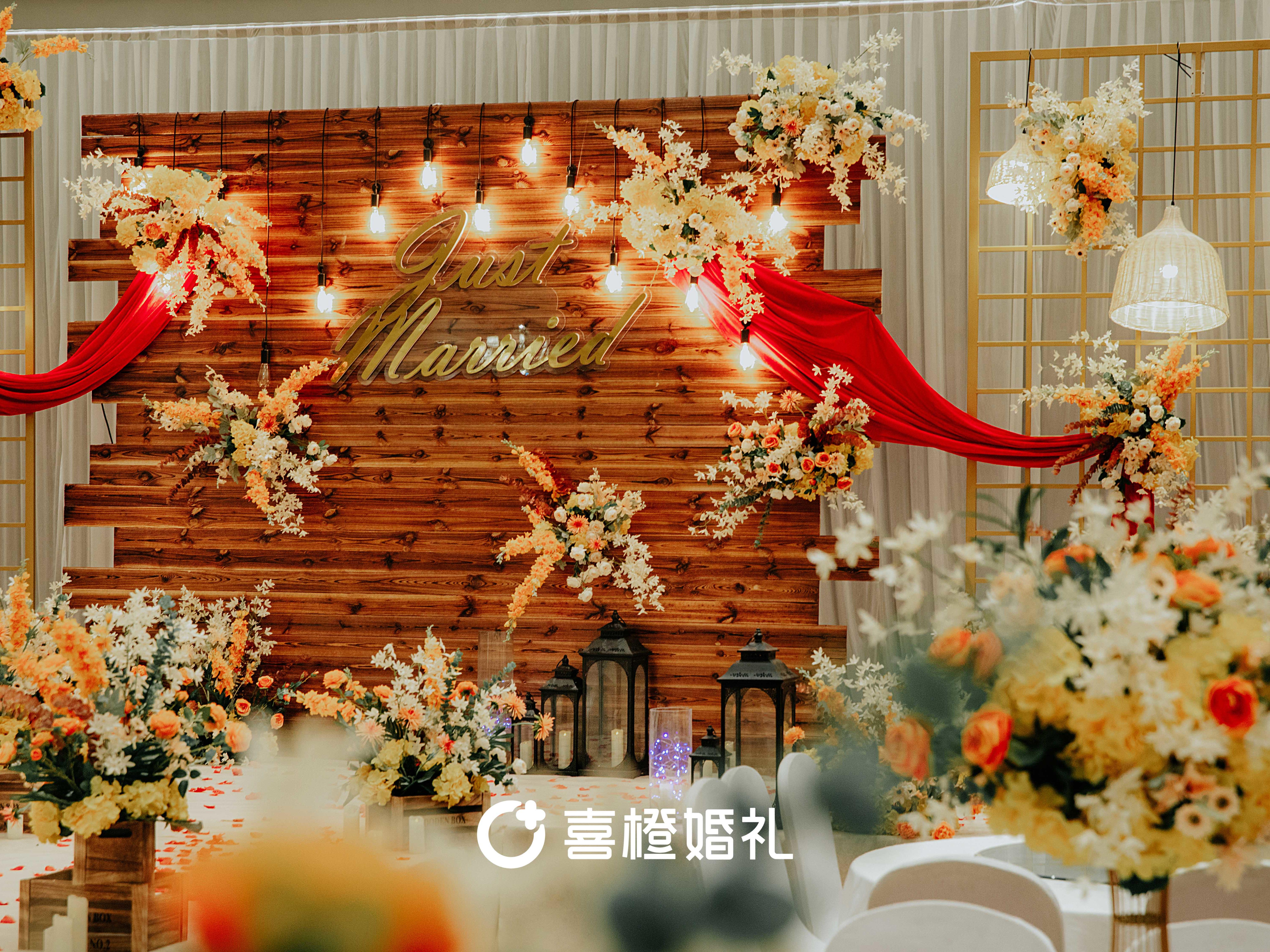 【秋日恋歌】橙色|文艺|森系|复古金|原木