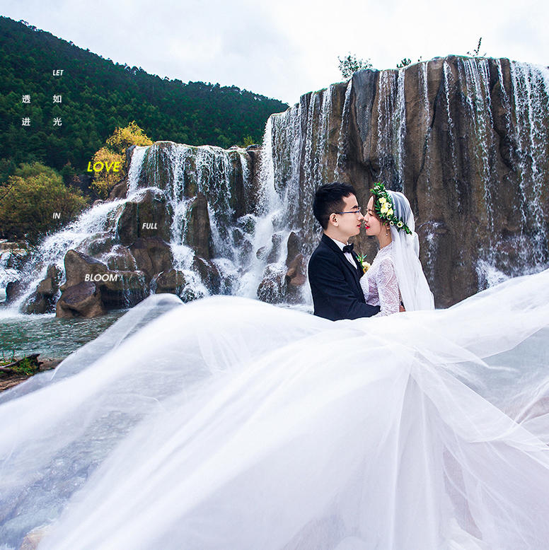 丽江旅拍婚纱照吾嫁旅拍客片展
