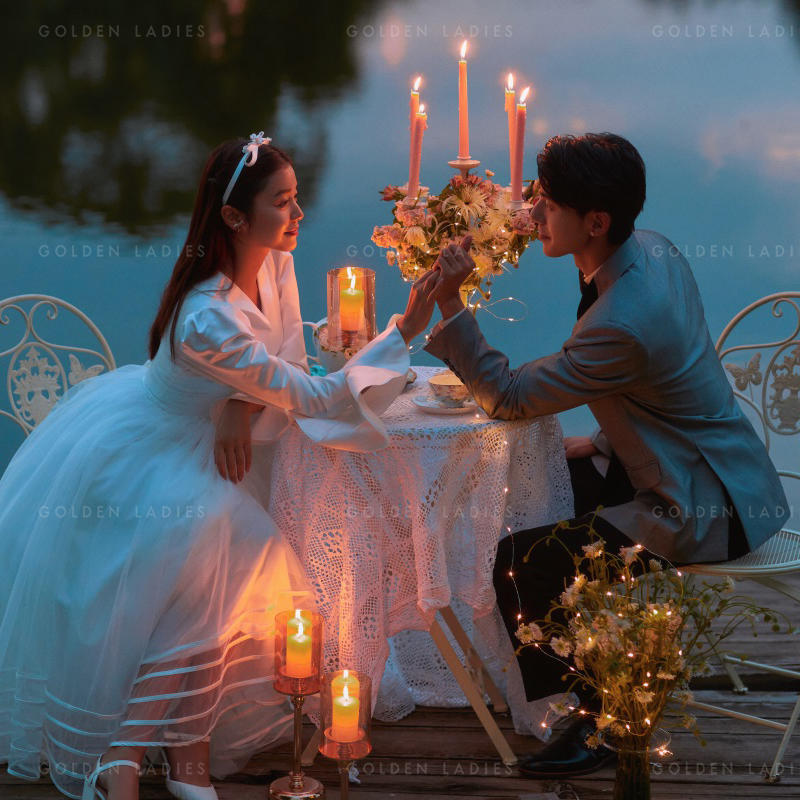 高定外景婚照系列~你好，夜时光