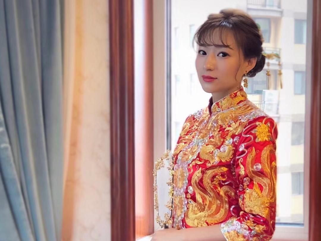 凯瑟琳婚纱礼服创始人豆豆老师 全程跟妆