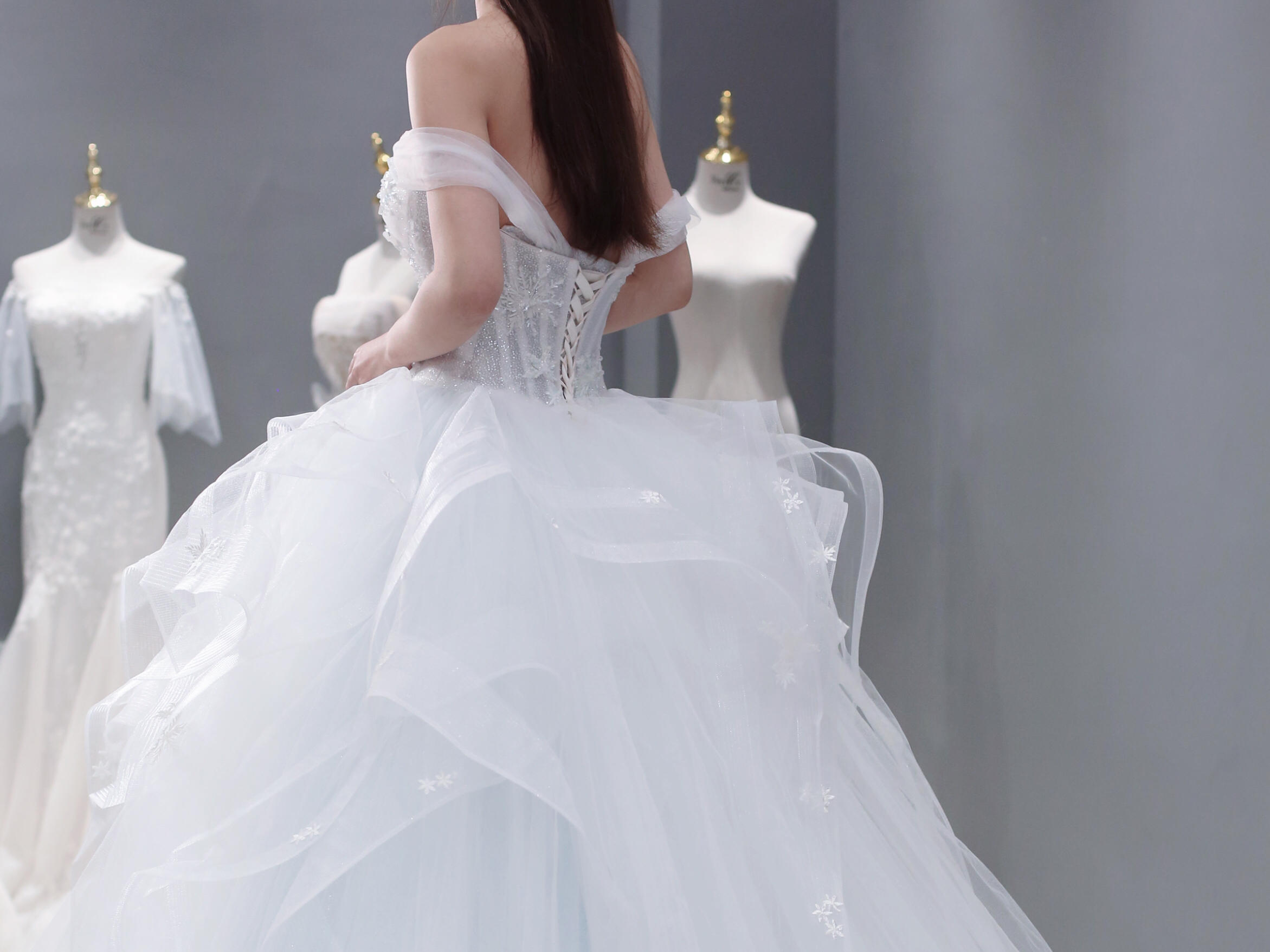 【藩篱婚纱】冰雪公主梦幻主纱系列租赁套餐