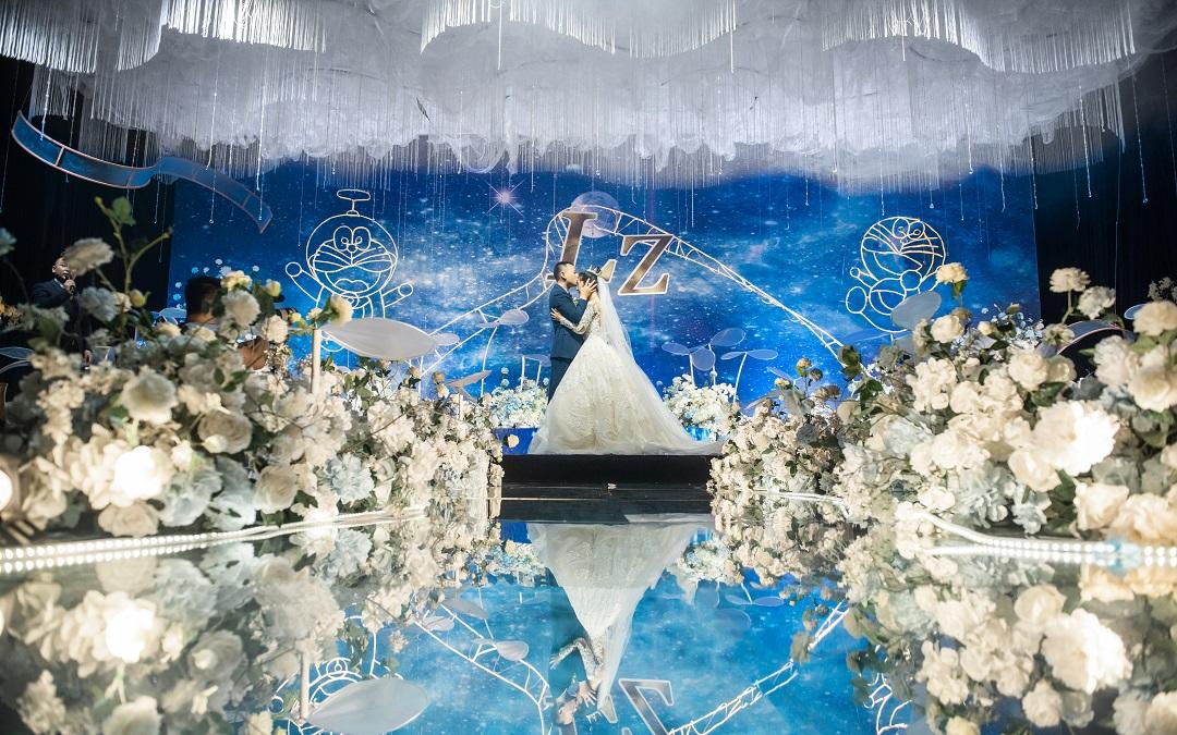 梦幻庄园婚礼工作室.苍溪国大.哆啦A梦主题婚礼