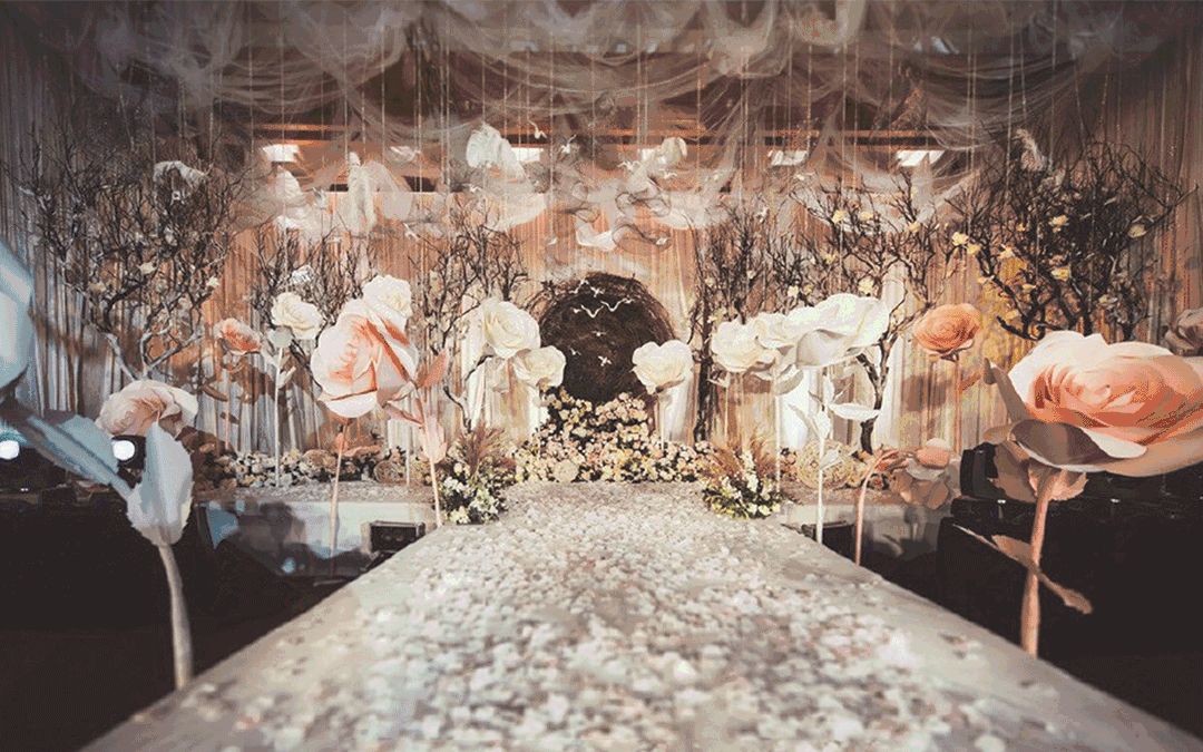 羽翼——香槟色羽毛主题婚礼