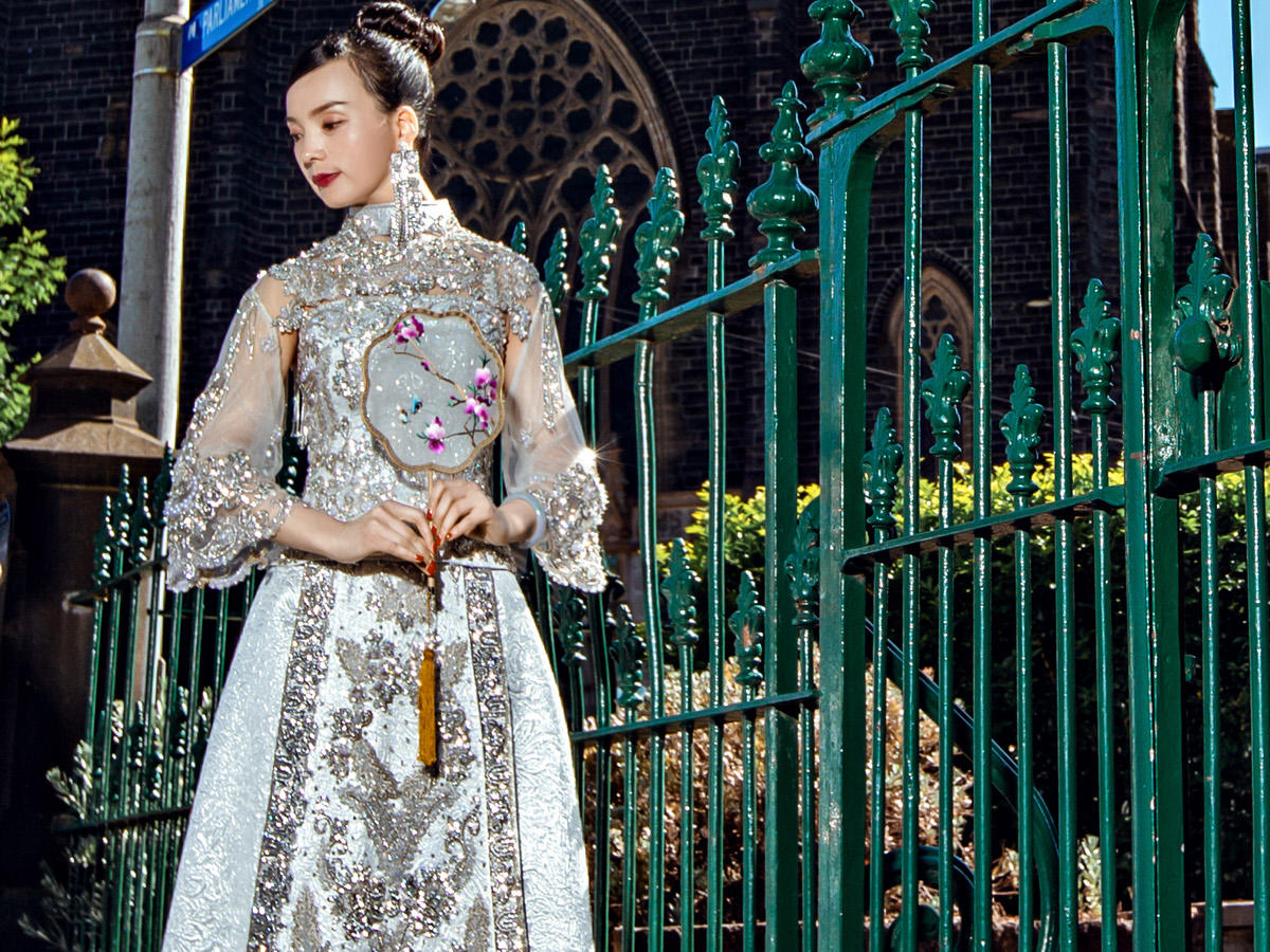 2019新款重工瀑布马来褂