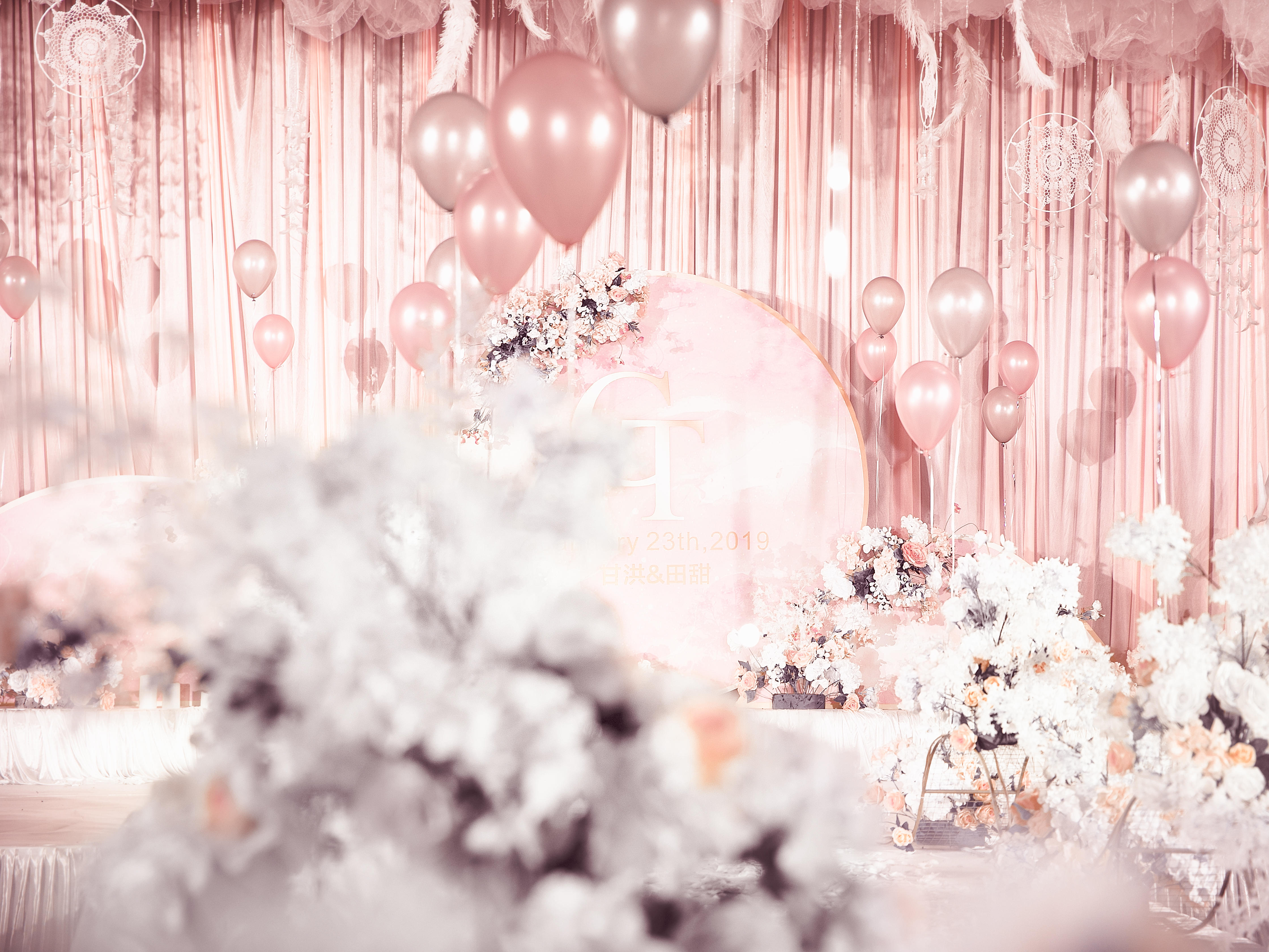 梦幻少女粉《甜甜的》丨初心婚礼定制