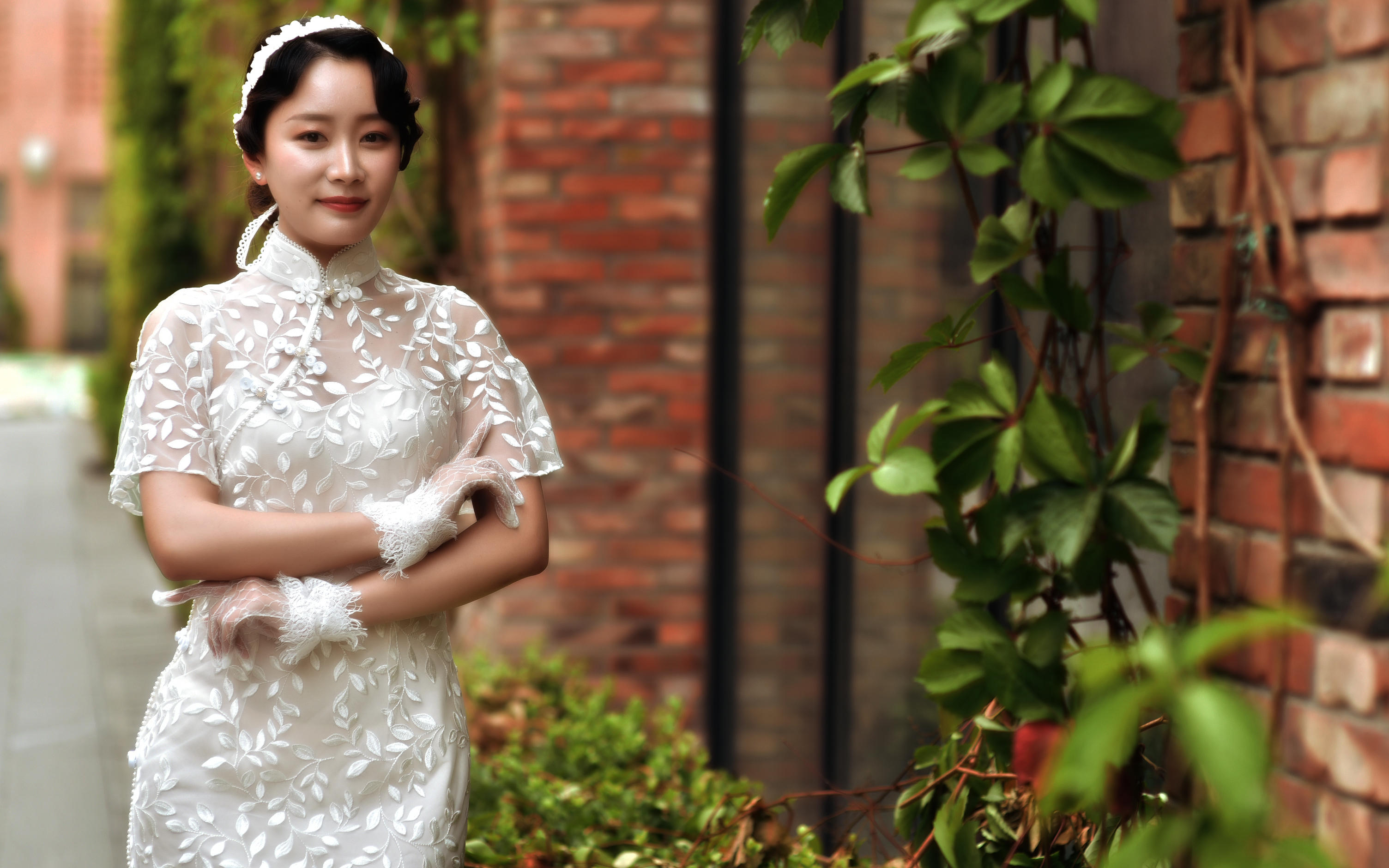 【春莳薄雾馆】作品 中式韵味的浪漫婚纱 