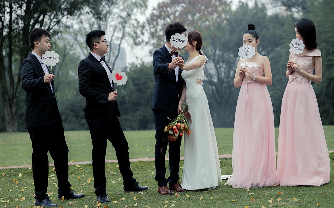 花儿映画首席档双机婚礼跟拍，张小明做后期