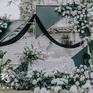 户外婚礼  白绿色系小清新婚礼【清新时光】