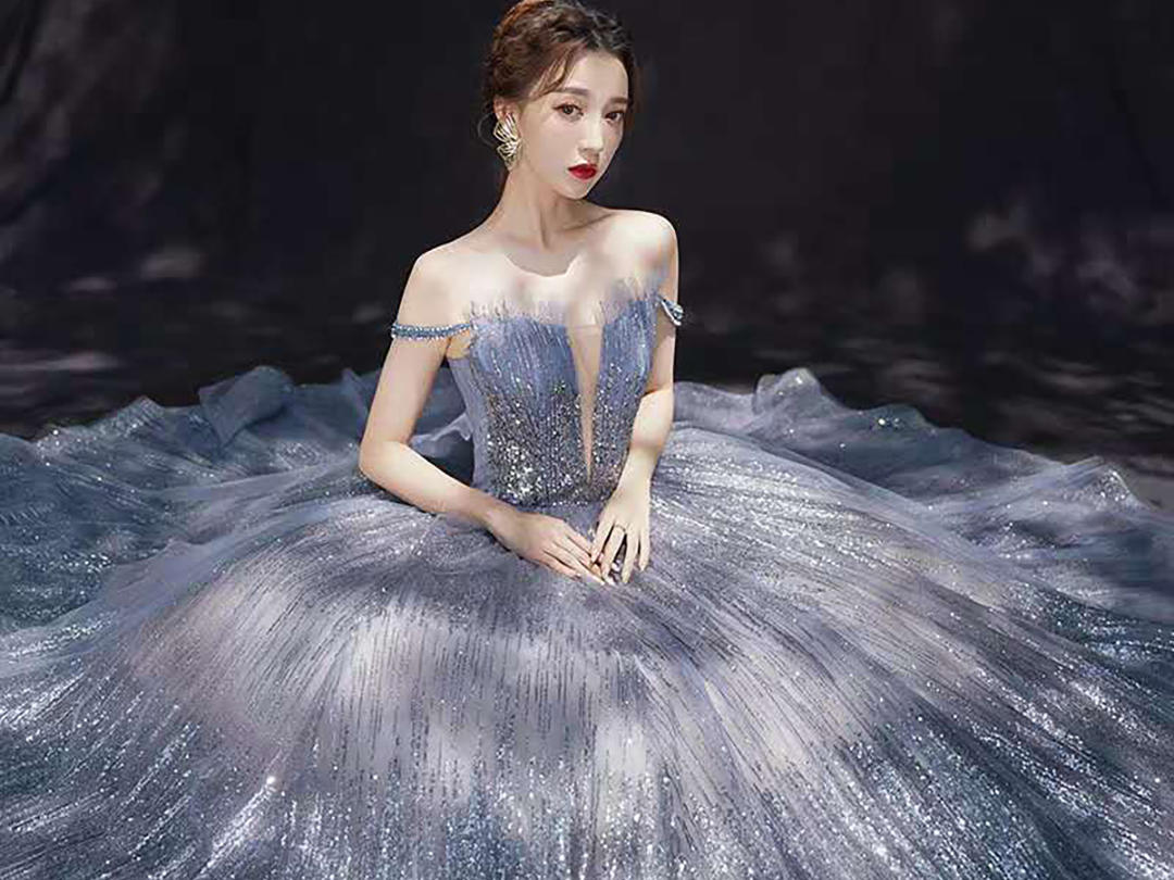 【SEDONA圣多娜】高定奢华拖尾婚纱四件套