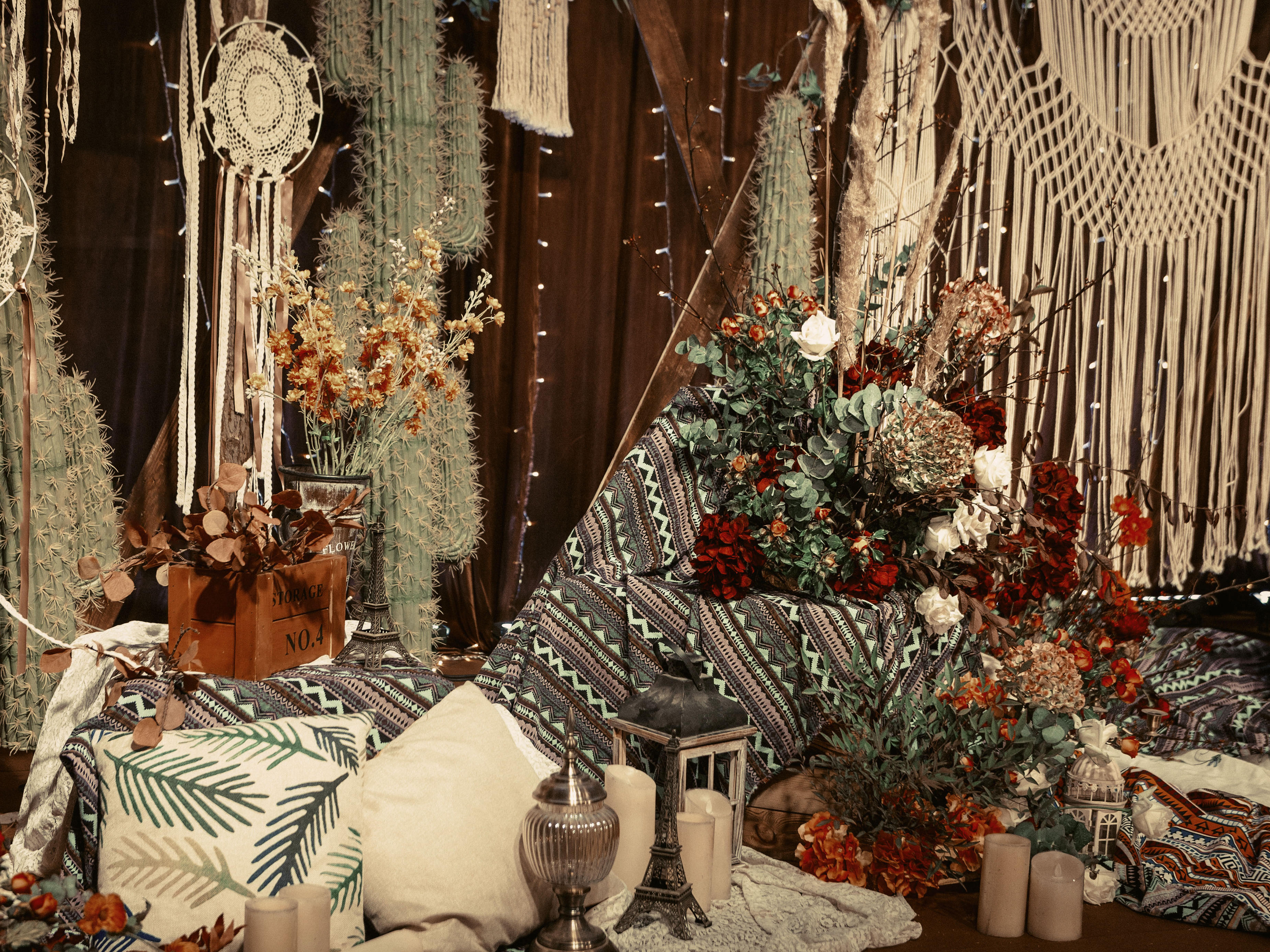 【常州花海阁主题婚礼会馆】波西米亚复古风