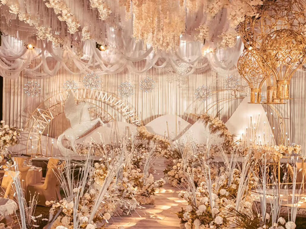 新品《流光年华》创意高级香槟色 【铂悦婚礼】