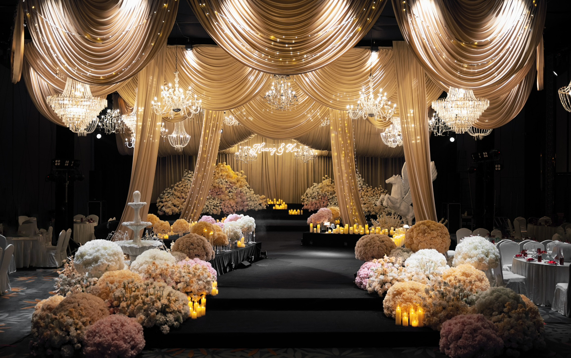 富顺瑞祥酒店演绎经典老钱风婚礼